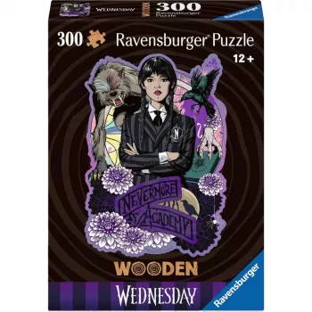 Palapeli Ravensburger Wooden Puzzle Wednesday 300 palaa, puuosat, 300 kpl