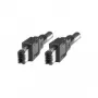 Exsys - IEEE 1394 -kaapeli - FireWire, 6-napainen (uros) - FireWire, 6-napainen (uros) - 1,5 m (EX-K6801)