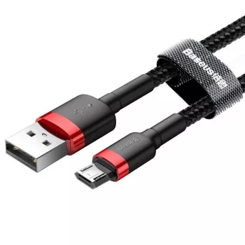 Micro-USB-kaapeli Baseus Cafule 1,5A 2 m (punainen ja musta)