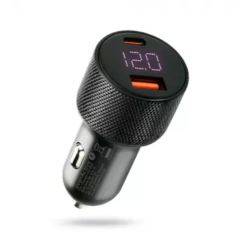 Autolaturi everActive CC-50Q QC3.0 75W Quick Charge 3.0 -tuella ja USB-liitännöillä