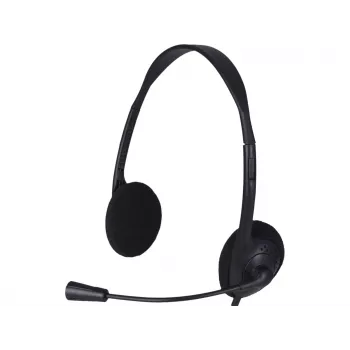 Advanced Accessories USB-kuulokemikrofoni mikrofonilla - musta