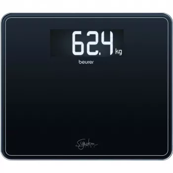 Henkilövaaka Beurer GS 410 Signature Line – musta lasipinta, malli 735.76