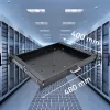 Qoltec 54509 teräksinen liukuhylly räkkiin, 600x600, musta