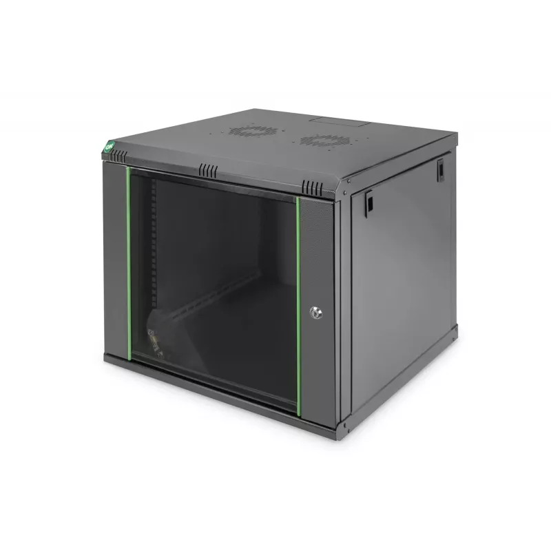 Seinäasennusteline Digitus DN-19 09-U-EC-SW
