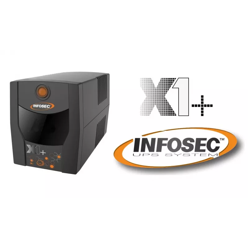 Infosec UPS X1+ 1000 varavirtalähde 1000VA, 500W, 2× FR/Schuko