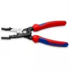 Knipex 13 72 200 ME kuorintapihti musta, sininen, punainen, ruostumaton teräs