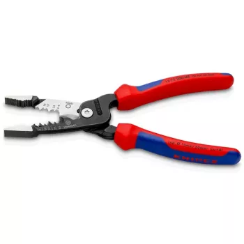Knipex 13 72 200 ME kuorintapihti musta, sininen, punainen, ruostumaton teräs