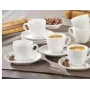 Esmeyer espressokupit sarja 6 kpl, malli 433-214, posliiniset demitasse-kupit espressolle