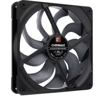 Noctua NF-A14x25 G2 PWM chromax.musta 140mm kotelotuuletin