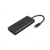 Transcend HUB5C USB 3.2 Gen 2 (3.1 Gen 2) Type-C musta