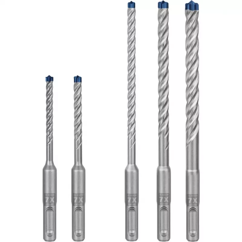 Bosch Expert SDS-plus-7X vasaraporanterien sarja, 5 kpl, 5/6/8/10 mm