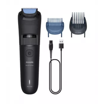 Philips parranleikkuri 3000 Series BT3620/15 - 40 pituusasetusta, pyöristetyt terät