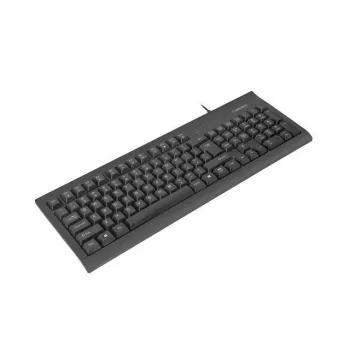 Johdollinen täysnäppäimistö NATEC MORAY Home/Office USB QWERTY US International musta, 104 näppäintä, numeronäppäimistö