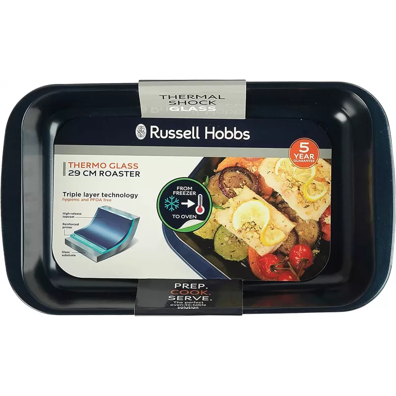 Lasipaistinvuoka Russell Hobbs RH01143EU 29 cm, laivastonsininen