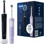 Oral-B Vitality Pro D103 Duo, sähköhammasharja musta/lila, Black/Lilac Violet, sis. 2 käsiosaa