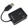 USB-keskitin LOGILINK UA0139 – 4-porttinen USB 2.0, 480 Mbit/s, musta