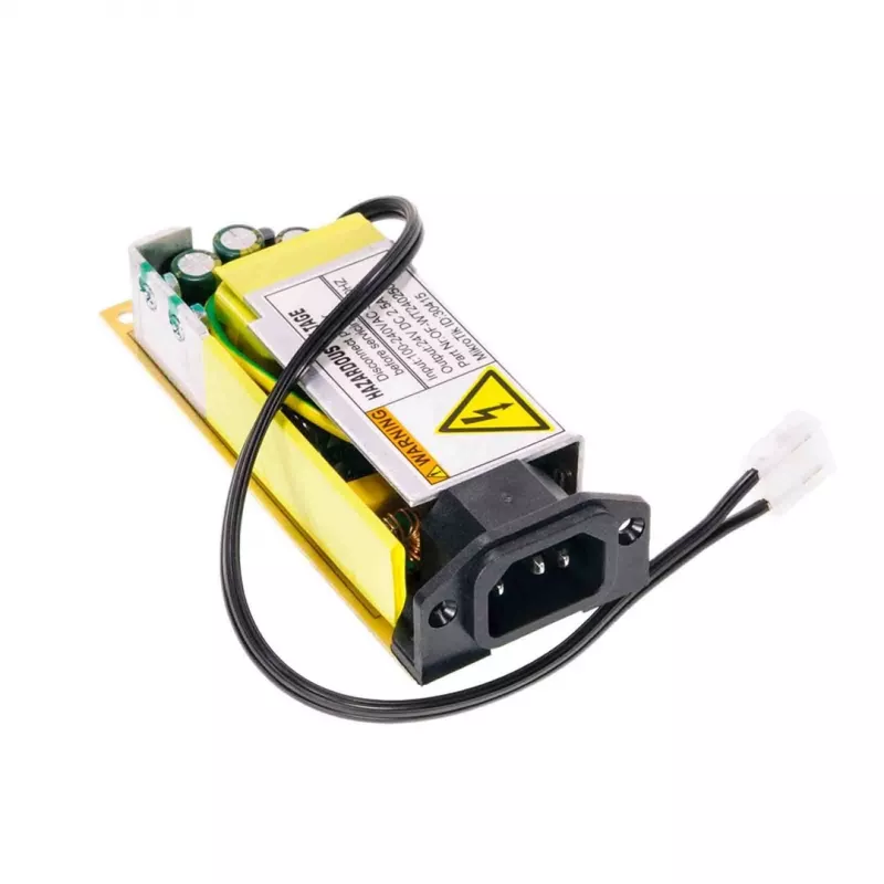 Virtalähde MikroTik 24V2APOW, 24 V, 60 W, sisäkäyttöön, musta/keltainen