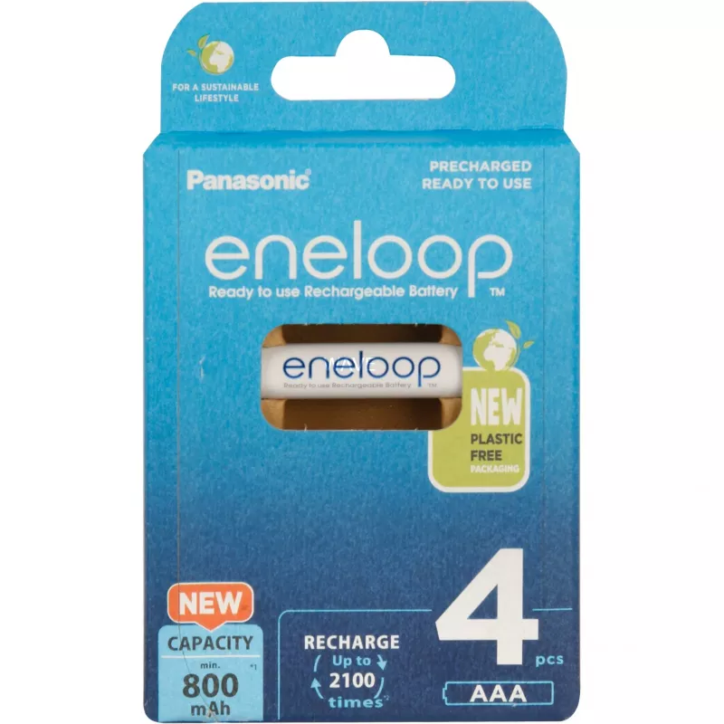 Akut PANASONIC ENELOOP AAA 800 mAh 4 kpl (BK-4MCDE/4CP)