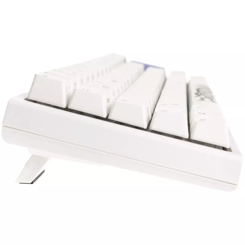 Ducky One 2 Pro Mini White Edition -pelinäppäimistö, RGB-LED - Cherry hopea