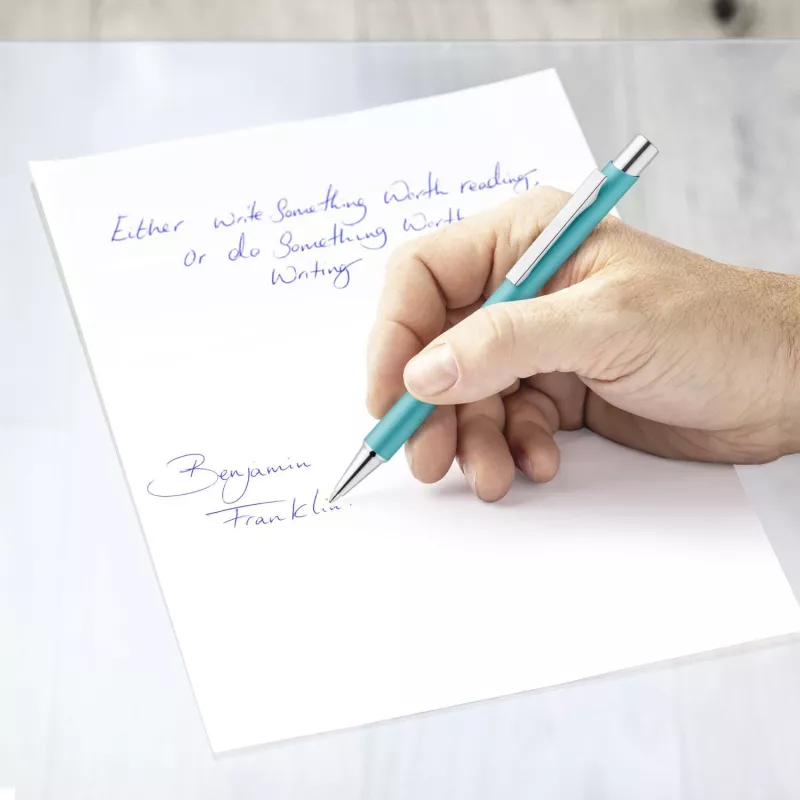 Staedtler elance 421 45 painokynä, turkoosi, sininen muste