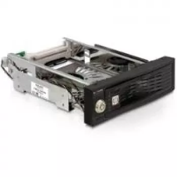 DeLOCK 5,25 liikkuva vaihtokehys 3,5 SATA HDD:lle - liikkuva tallennusteline - 8,9 cm (3.5) (47199)