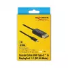 Videokaapeliadapteri DeLOCK 84904 USB Type-C - HDMI 1 m musta