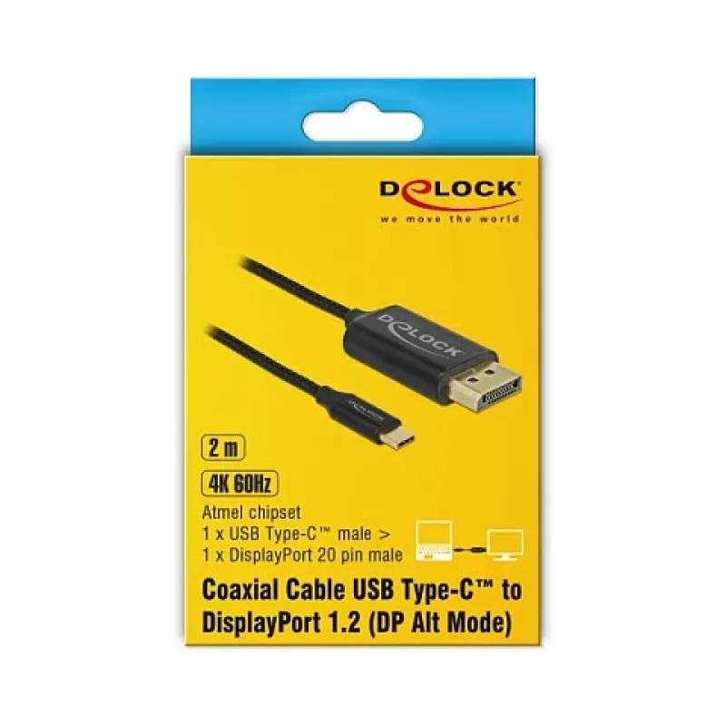 Videokaapeliadapteri DeLOCK 84904 USB Type-C - HDMI 1 m musta