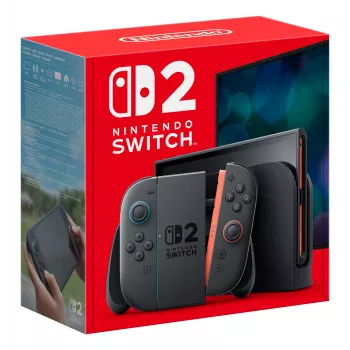 Nintendo Switch 2, Nintendo Switch 2, musta, analoginen / digitaalinen, D-Pad, Home-painike, Menu-painike, virtapainike, painikkeet, LCD