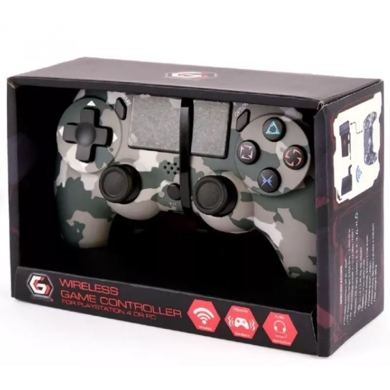 Peliohjain GEMBIRD JPD-PS4BT-01-CM — langaton ohjain PlayStation-yhteensopiville laitteille
