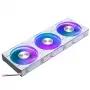 Phanteks D30-120 PWM Reverse Airflow D-RGB kotelotuuletin, 120 mm, (3 kpl), valkoinen