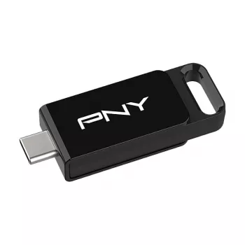 PNY Elite, 128 GB, USB Type-C, 3.2 Gen 1 (3.1 Gen 1), 120 MB/s, dia, musta