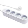 Älykäs 12A Shelly Power Strip 4 Gen4 Zigbee/Matter jatkojohto