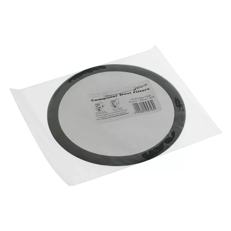 DEMCiflex DF0017 pölysuodatin 140 mm, pyöreä, musta