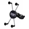 RAM Mounts X-Grip suuri puhelinteline moottoripyörän haarukanvarsipohjalla