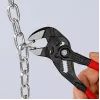 Knipex 86 01 180 putkipihdit, 180 mm, maks. avaus 40 mm, 15-portainen säätö, punainen