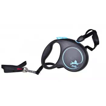 Flexi Black Design S 5 m koiranhihna rullamekanismilla