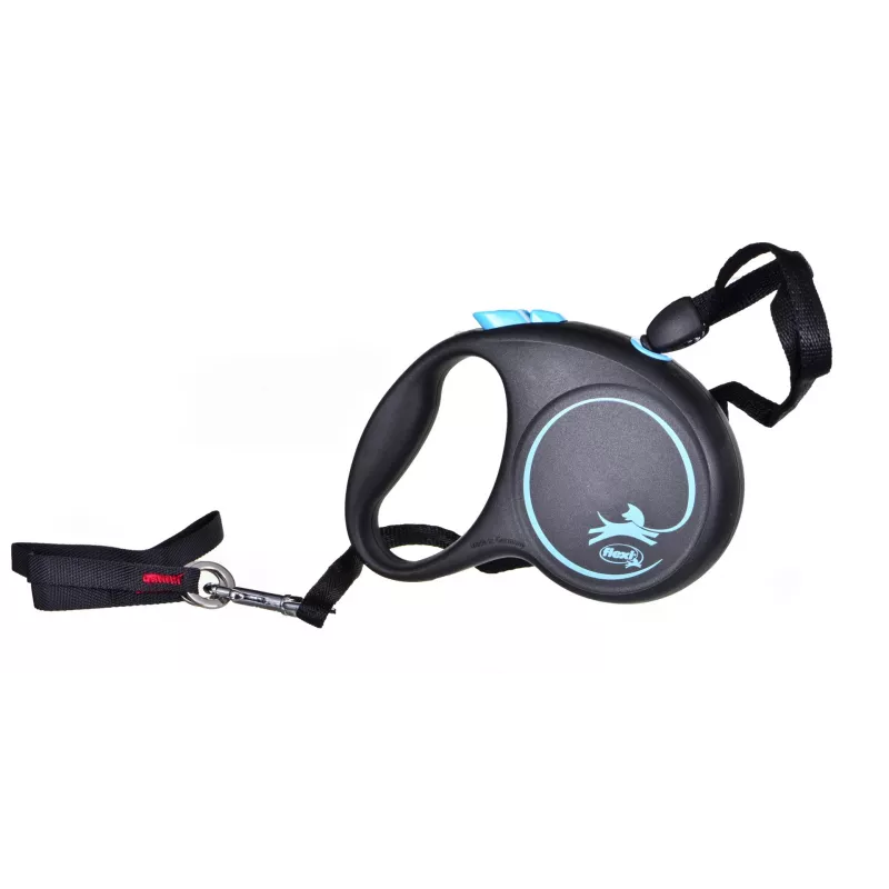 Flexi Black Design S 5 m koiranhihna rullamekanismilla