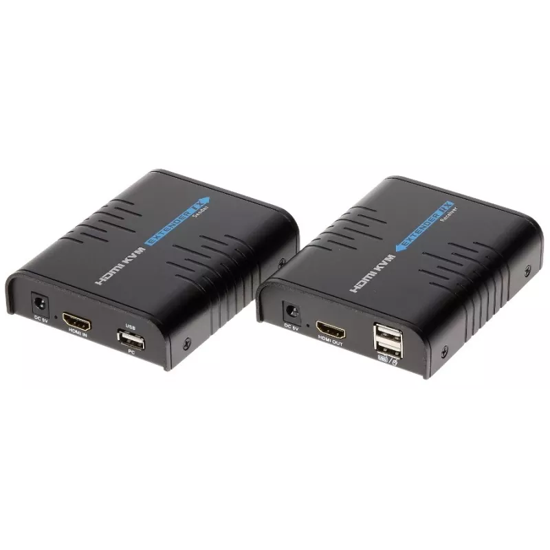 HDMI/RJ45/USB-jatko Lenkeng HDMI+USB-EX-100