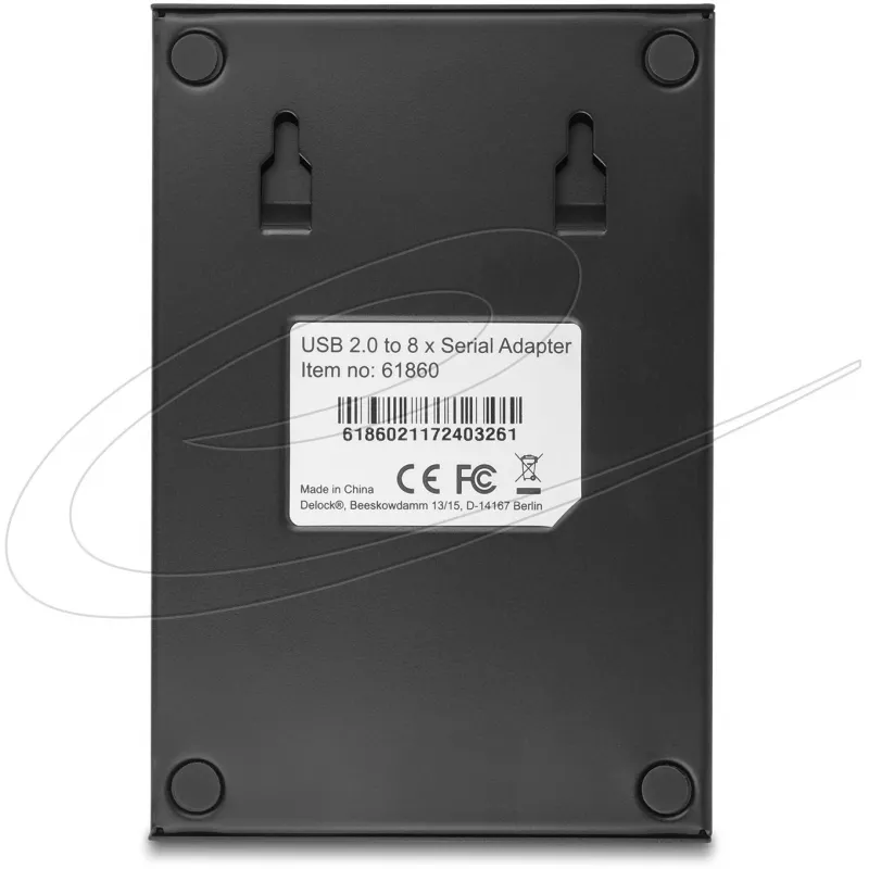 DeLock USB2.0 kahdeksaan sarjaporttiin -sovitin - sarjasovitin - USB2.0 - RS-232 - 8 porttia (61860)