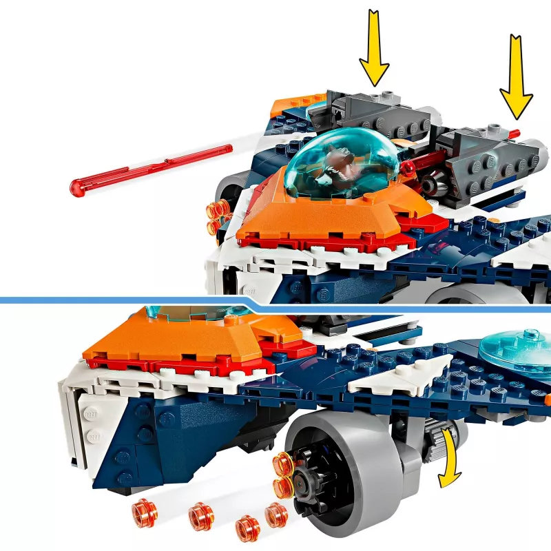 Rakennuslelu LEGO Marvel Super Heroes Rocket avaruusalus 76278 – Rocket ja Ronan setti