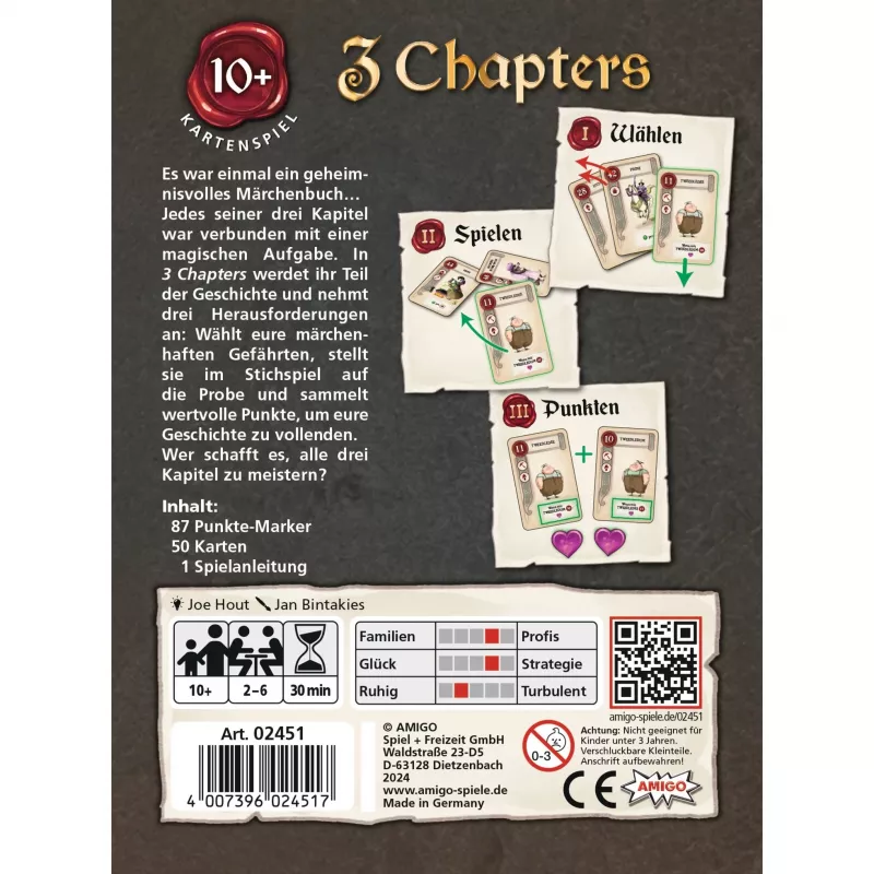 3 Chapters, korttipeli