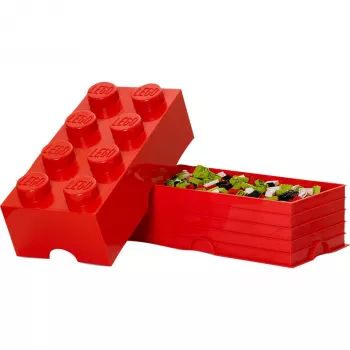 Lego pinottava säilytyslaatikko 8 punainen 4004 (40041730)