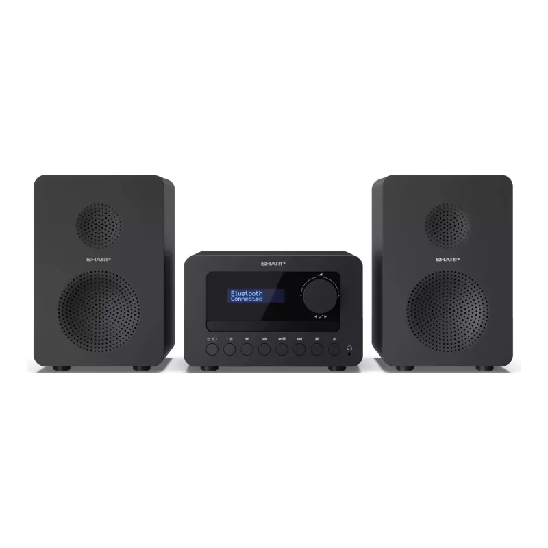 Sharp TOKYO FM Hi-Fi-mikrojärjestelmä | XL-B514(BK) | AUX in | Bluetooth | CD-soitin | FM-radio