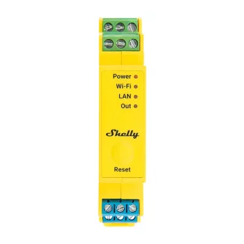 Shelly RGBWW Pro WiFi 5-kanavainen DIN-kiskon valonohjaus