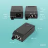 Digitus Gigabit Ethernet PoE+ -injektori 802.3at 30 W musta