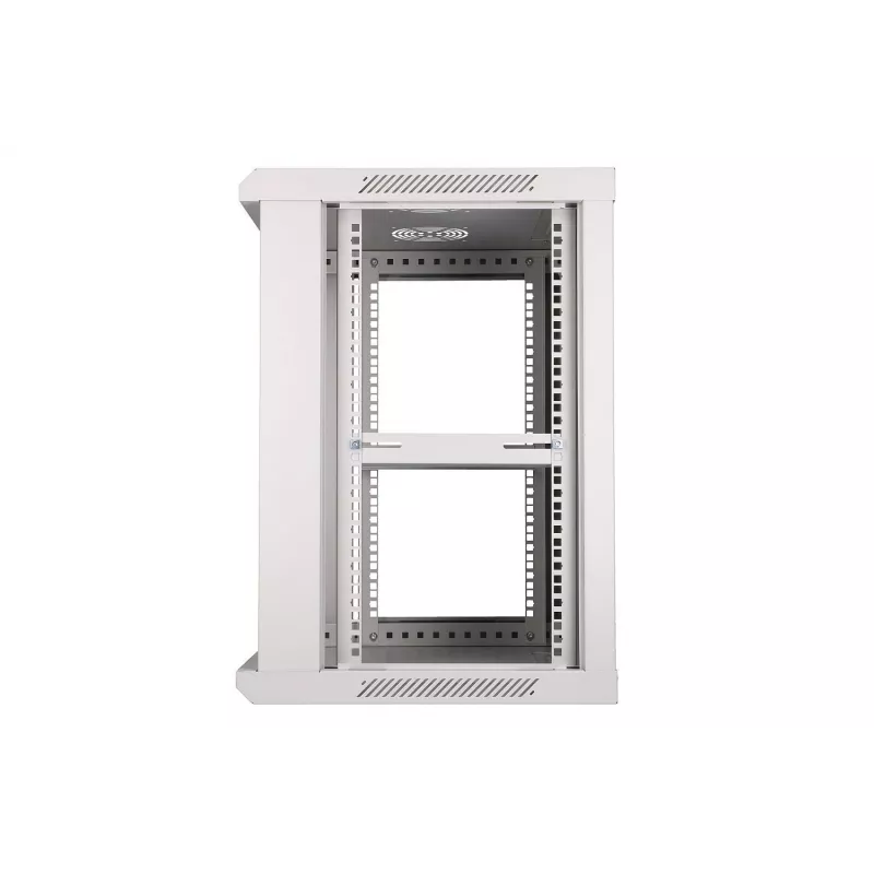 Extralink rack-seinäkaappi 12U 600x450 harmaa seinäasennettava
