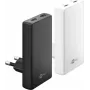 Goobay USB-C PD GaN -pikalaturi 90° Flat 65 W musta - 2x -liitännät (75725)