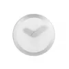 NeXtime kello 2615zi Focus, Ø25 cm, seinäkello, valkoinen/hopea