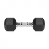 Kumipäällysteiset valurautaiset käsipainolevyt HEX 2x6 kg REBEL ACTIVE