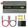 Auto-invertteri Qoltec Monolith 2000 W musta 24 V